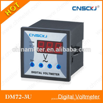 DM72-3U-1 Digital AC Voltage Meter Programmable 3 Phase Digital Voltmeter